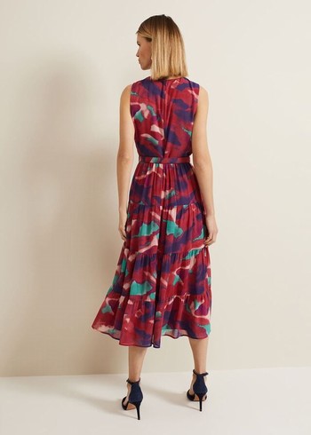 Phase Eight Jolene Floral Dress Multicolor Australia | ZY8260943